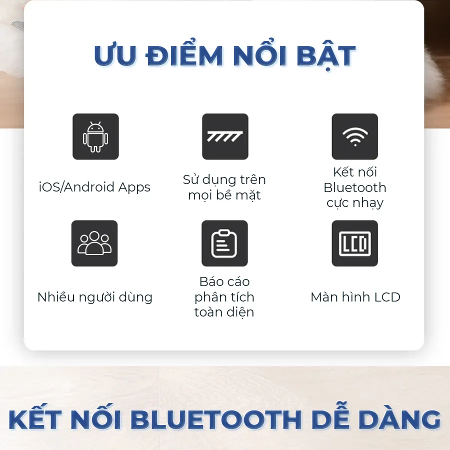 Cân sức khỏe và phân tích cơ thể OKACHI JP-SC50