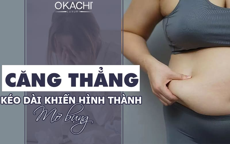 Căng thẳng kéo dài khiến hình thành mỡ bụng