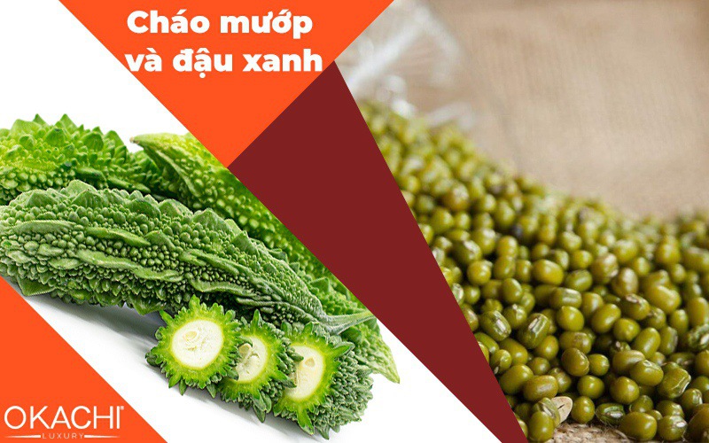 Cháo mướp và đậu xanh