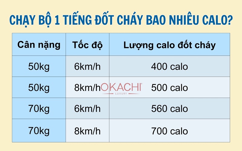 Chạy bộ 1 tiếng đốt cháy nhiêu calo