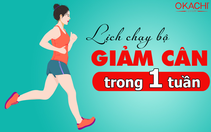 Lịch chạy bộ giảm cân cấp tốc trong một tuần