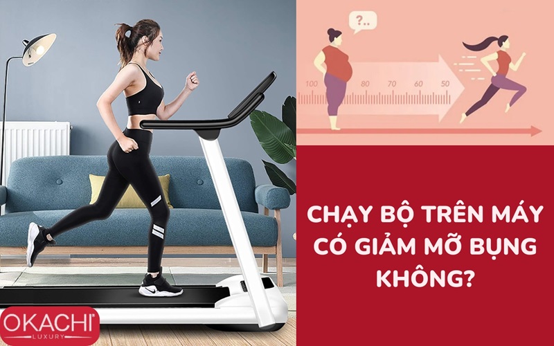 chay bo tren may có giam mo bung khong