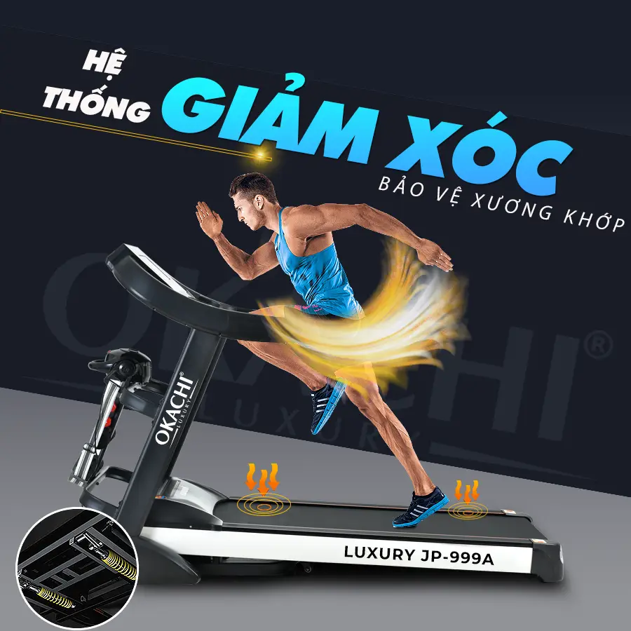 máy đi bộ OKACHI LUXURY JP-999A