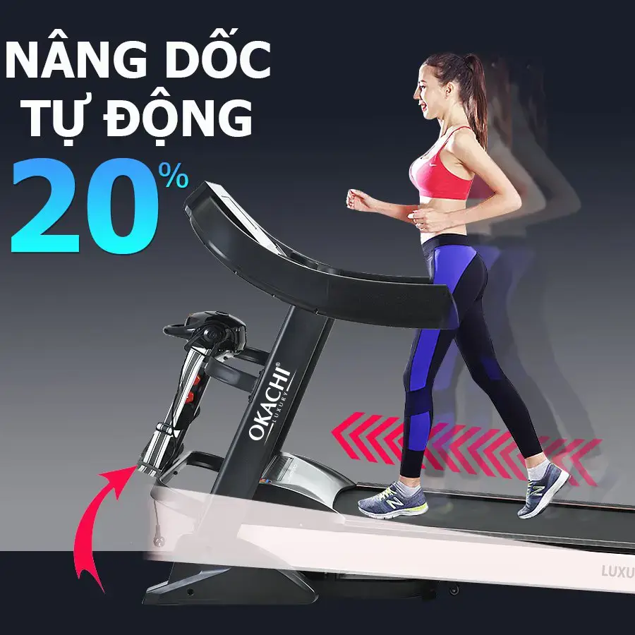  máy chạy bộ tại nhà OKACHI LUXURY JP-999A