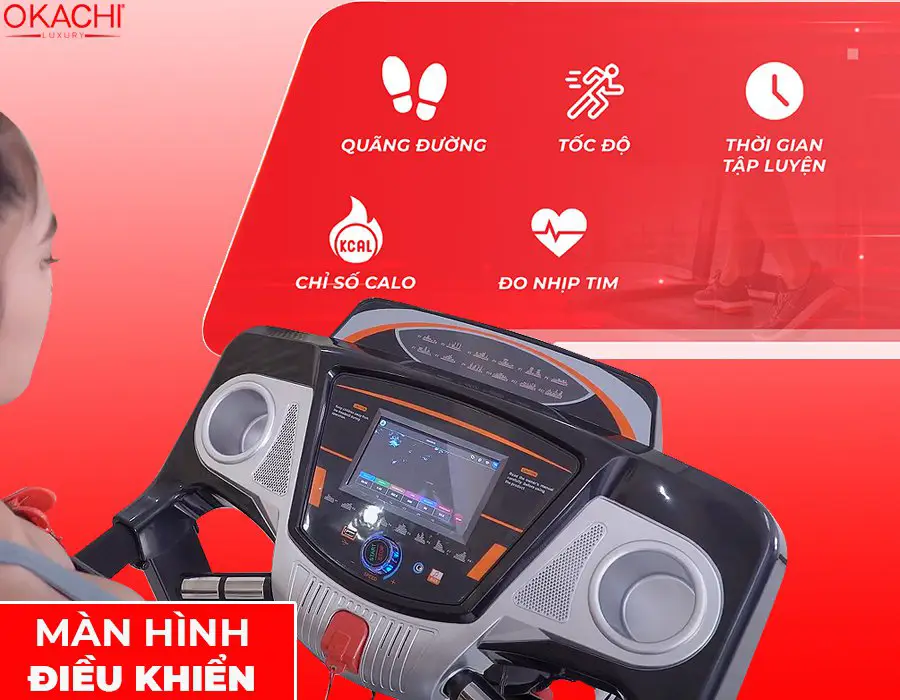 Máy chạy bô tại nhà OKACHI SPORT JP-300A PRO