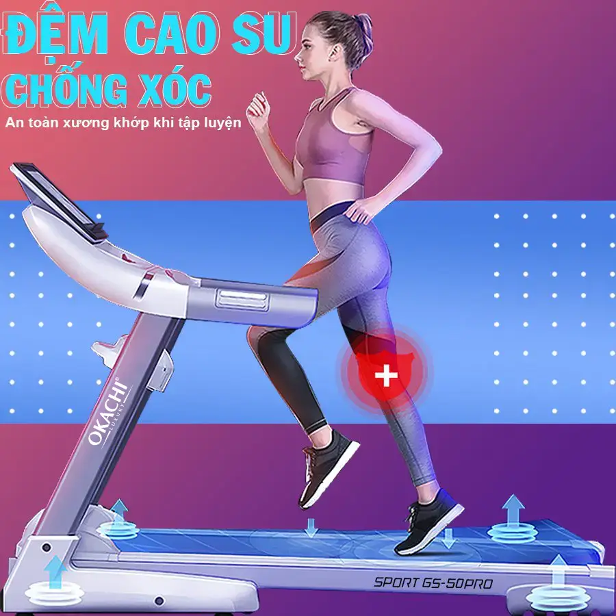 may chay bo tai nha OKACHI SPORT GS-50 PRO