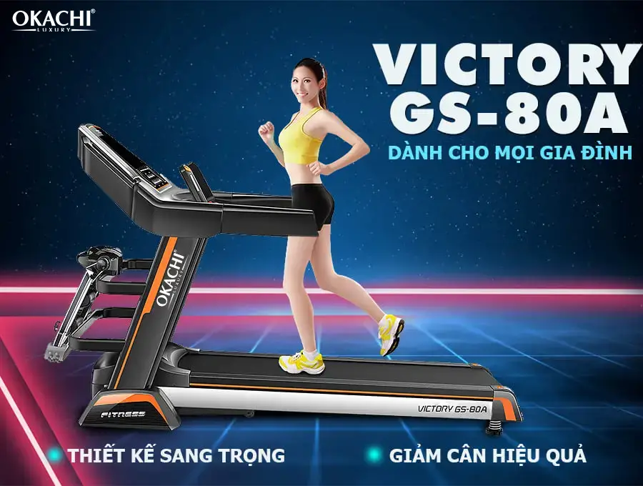 Máy chạy bộ thể dục OKACHI VICTORY GS-80A