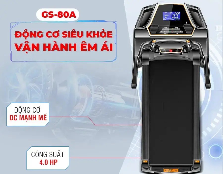 Máy chạy bộ tai nha OKACHI VICTORY GS-80A