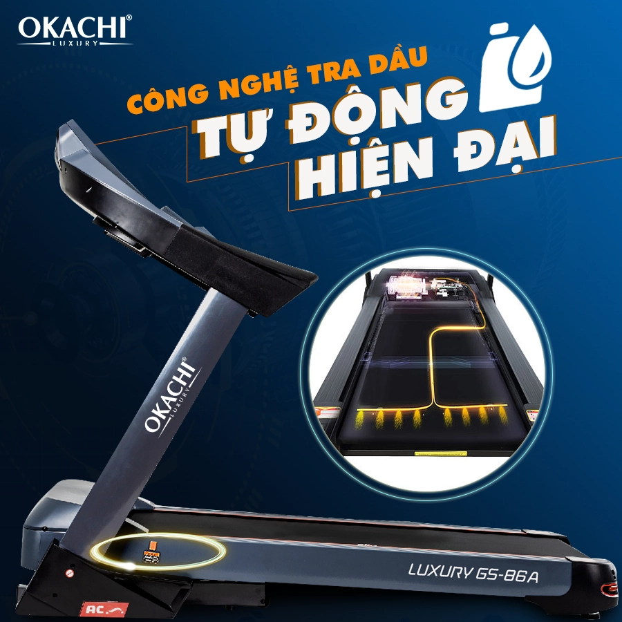 may chay bo the duc OKACHI LUXURY GS-86A
