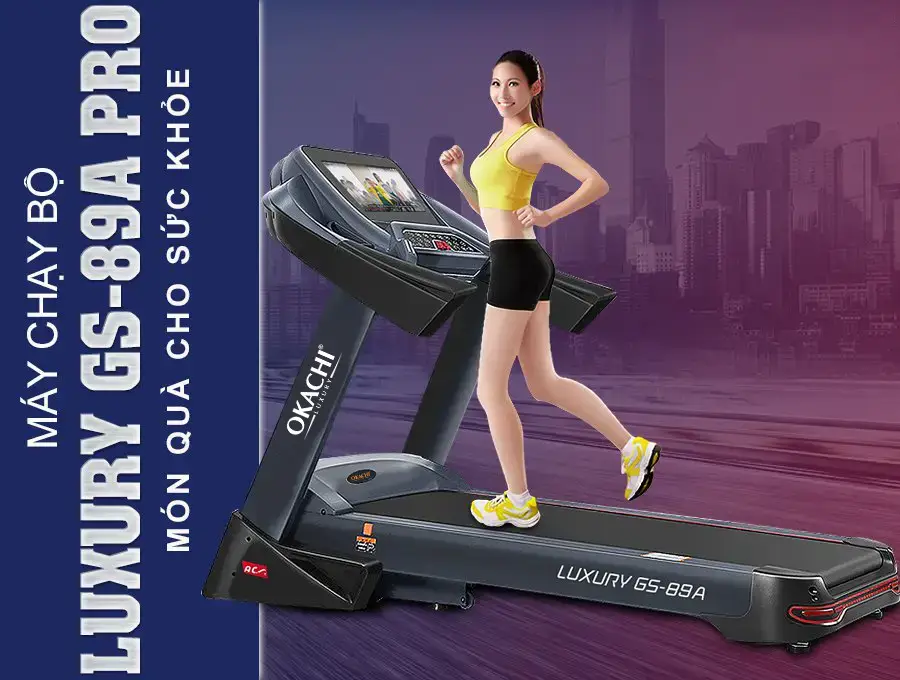 may tap chay bo OKACHI LUXURY GS-89A PRO