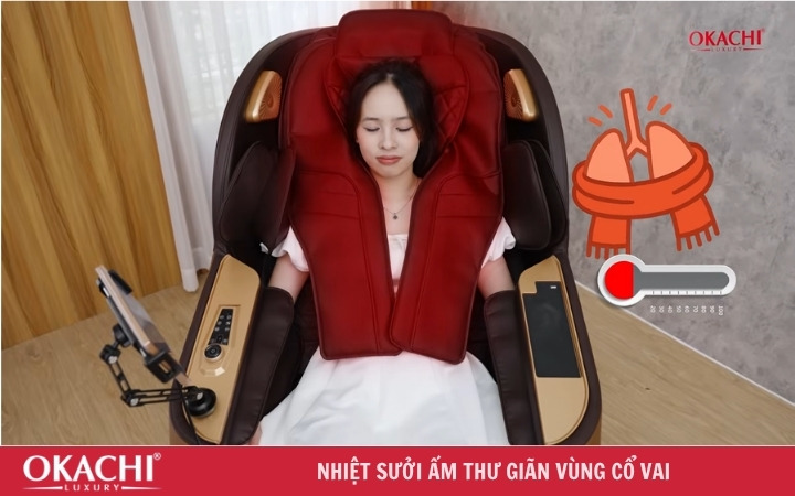 nhiệt hồng ngoại sửa ấm vùng cổ vai