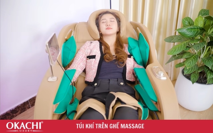 túi khí ghế massage