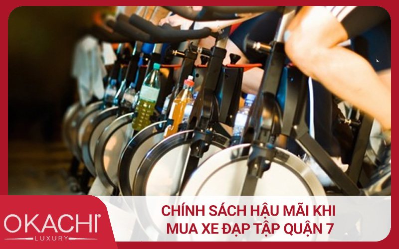 Chính sách hậu mãi khi mua xe đạp tập quận 7
