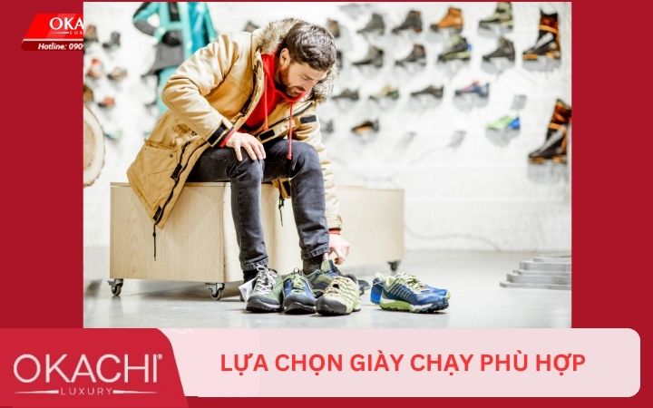 chon giay chay phu hop
