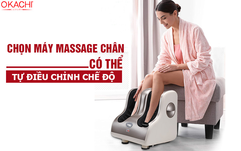 chọn máy massage có thể tự điều chỉnh chế độ