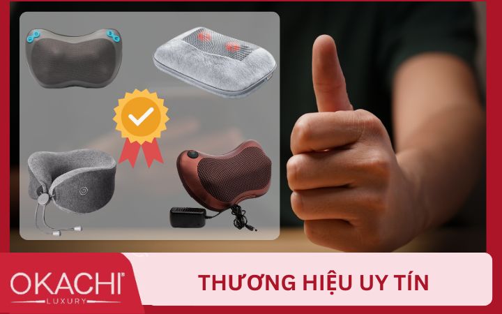 Mua gối massage có thương hiệu uy tín