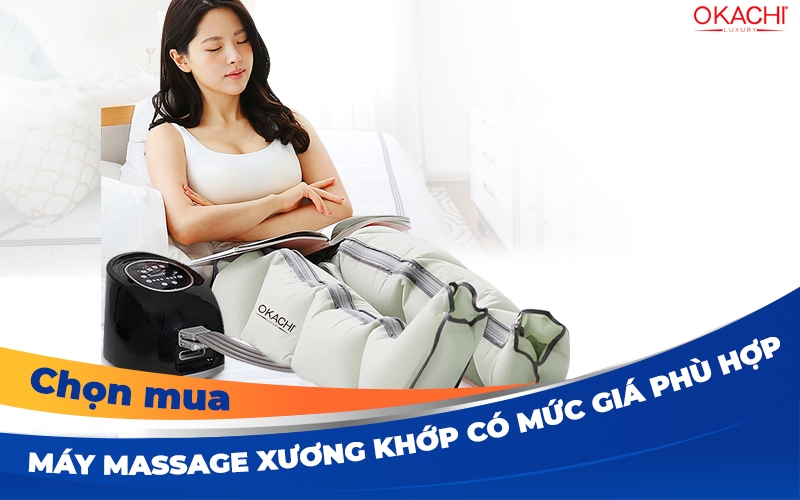 Chọn mua máy massage xương khớp có mức giá phù hợp