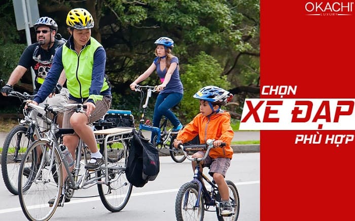 Chọn xe đạp phù hợp