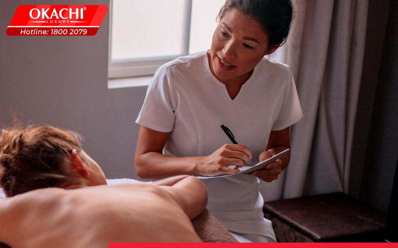 Chuẩn bị massage
