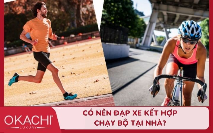 kết hợp đạp xe và chạy bộ