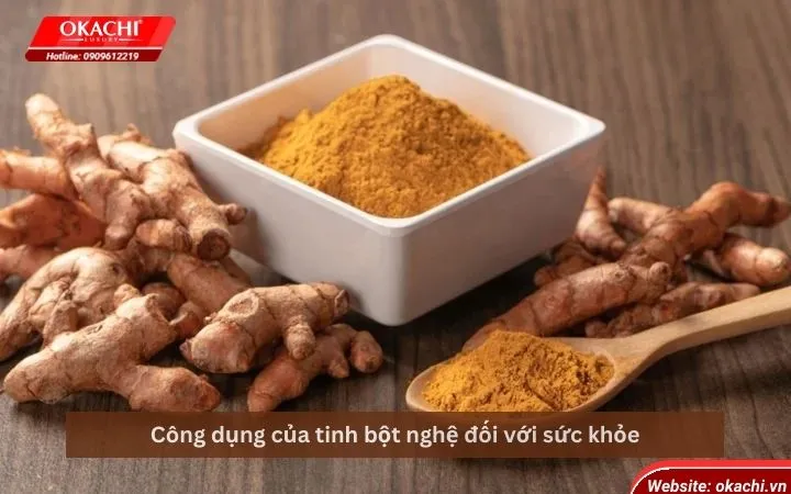 Công dụng của tinh bột nghệ đối với sức khỏe