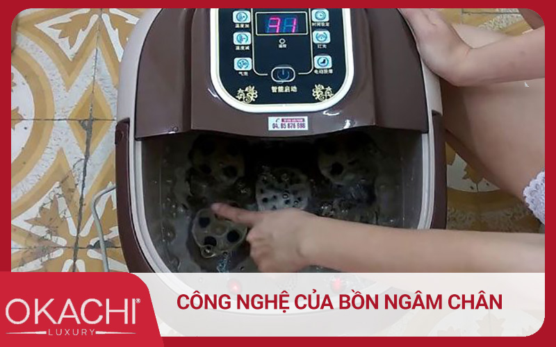 Công nghệ của bồn ngâm chân