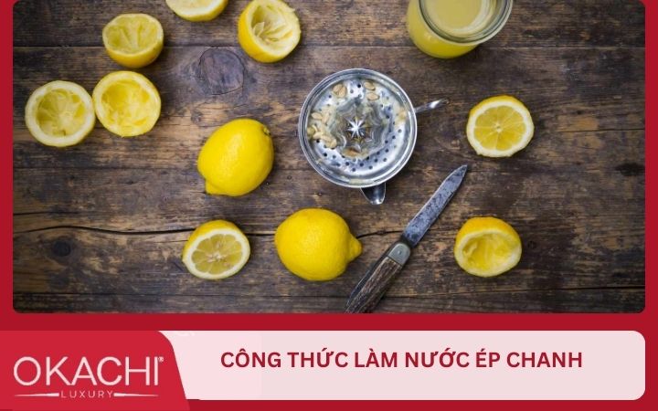 Công thức làm nước ép chanh