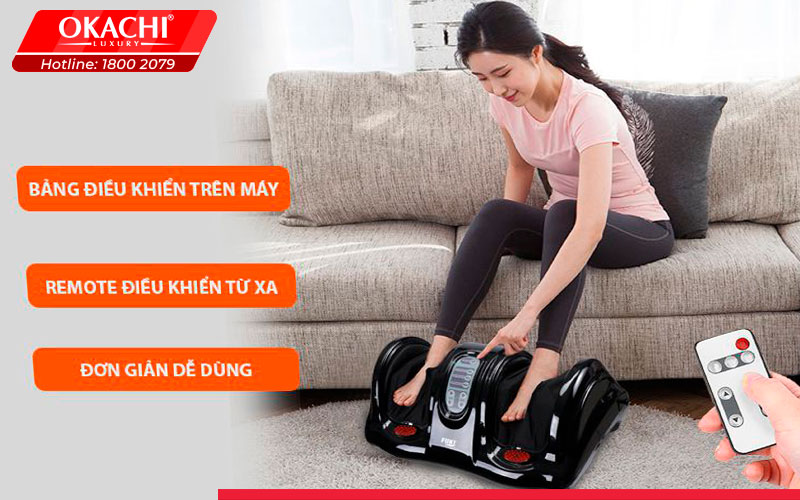 Cửa hàng Okachi - nơi bán máy massage chân chất lượng, chính hãng