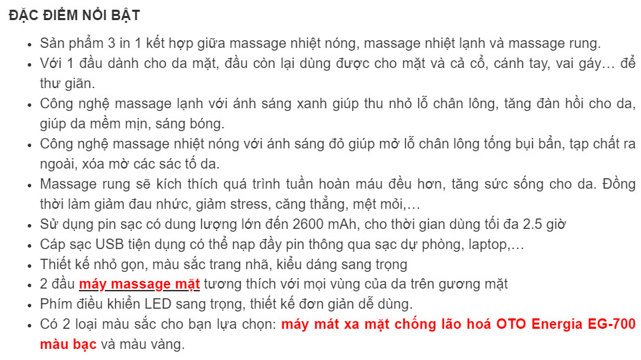 Đặc điểm của oto eg 700 màu vàng
