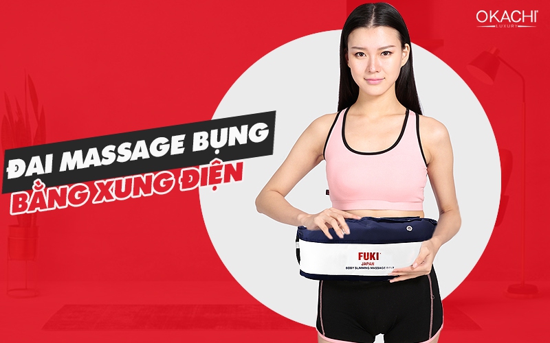Đai massage bụng bằng xung điện 