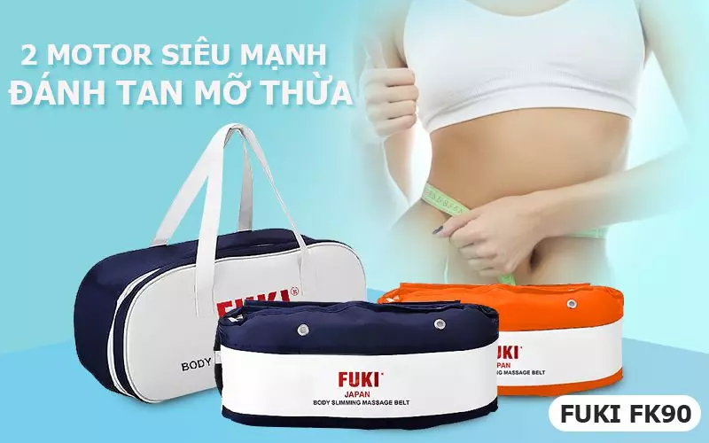 Đánh tan mỡ bụng với máy mát xa bụng FUKI 