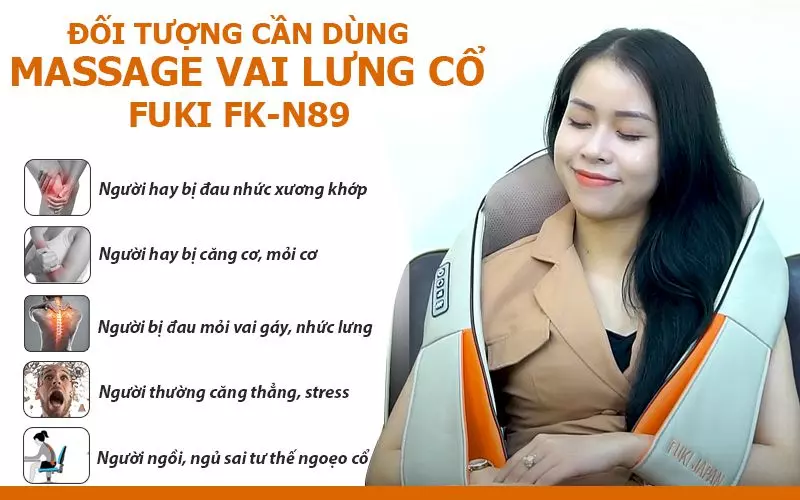 Máy matxa cổ vai gáy an toàn tiện lợi