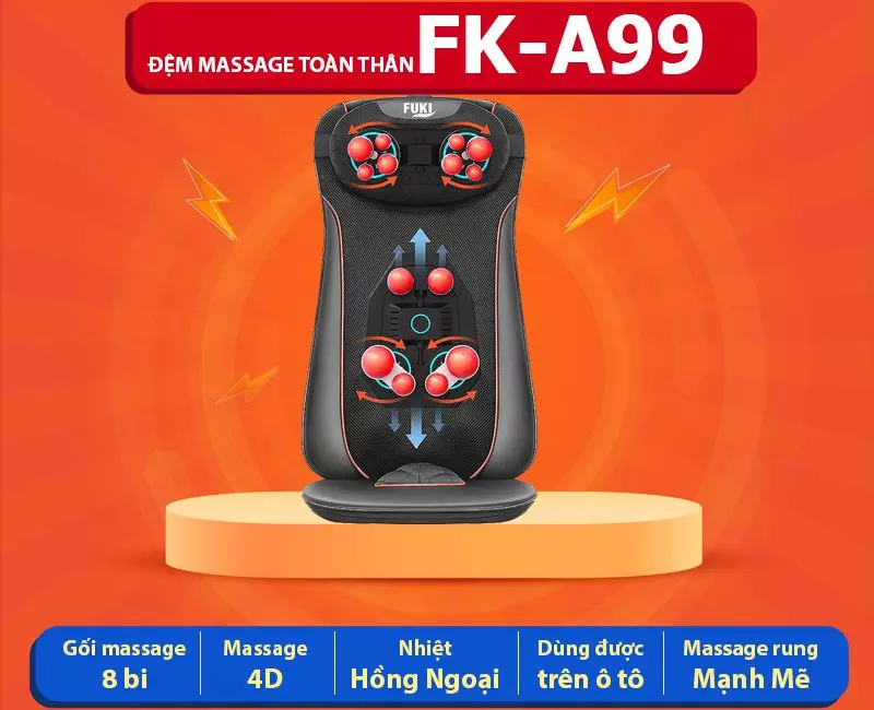 Máy xoa bóp lưng với công nghệ tuyệt vời
