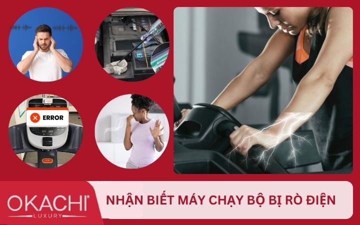 Nhận biết dấu hiệu máy chạy bộ đang bị nhiễm điện