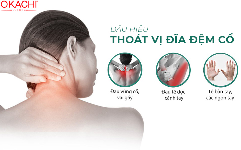 Dấu hiệu thoát vị đĩa đệm cổ