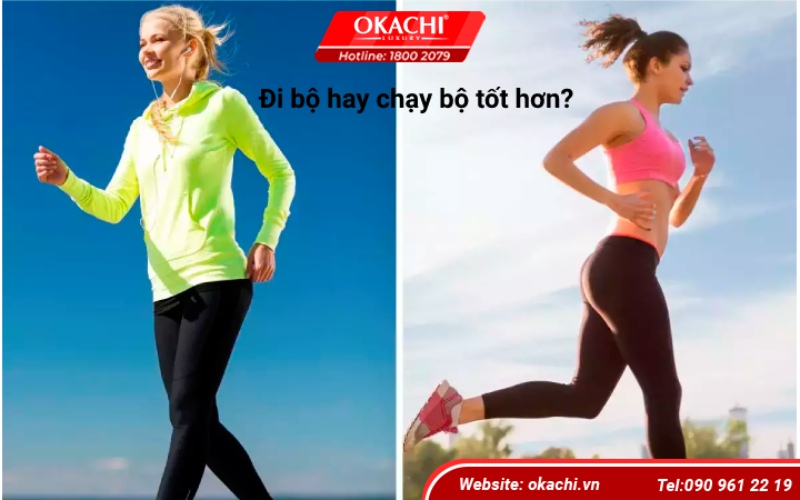 Đi bộ hay chạy bộ tốt hơn