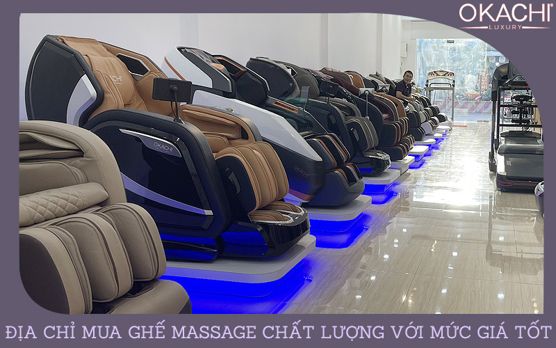 Địa chỉ mua ghế massage chất lượng với mức giá tốt