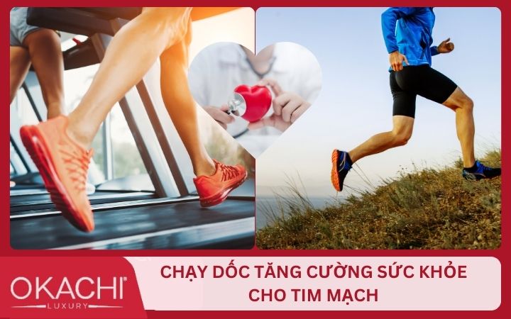 Chạy nâng dốc trên máy chạy bộ tốt cho sức khỏe tim mạch