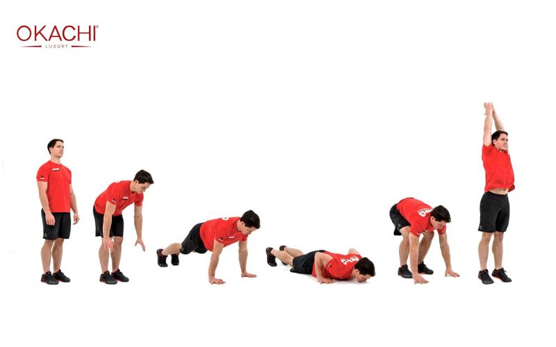 Động tác tập Tabata Burpee