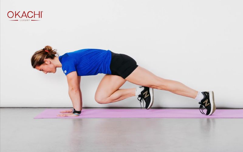 Động tác khi tập Tabata Mountain Climbers