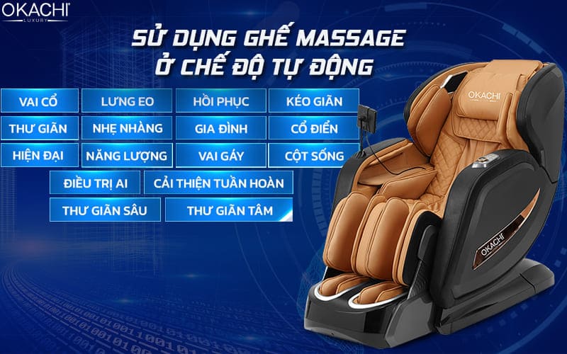 Hướng dẫn sử dụng ghế massage tại nhà đúng cách