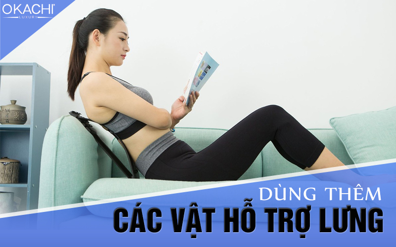 dùng thêm dụng cụ hỗ trợ