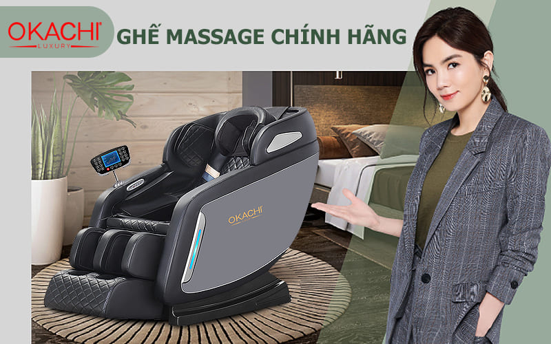 Ghế massage OKACHI chính hãng công nghệ Nhật Bản