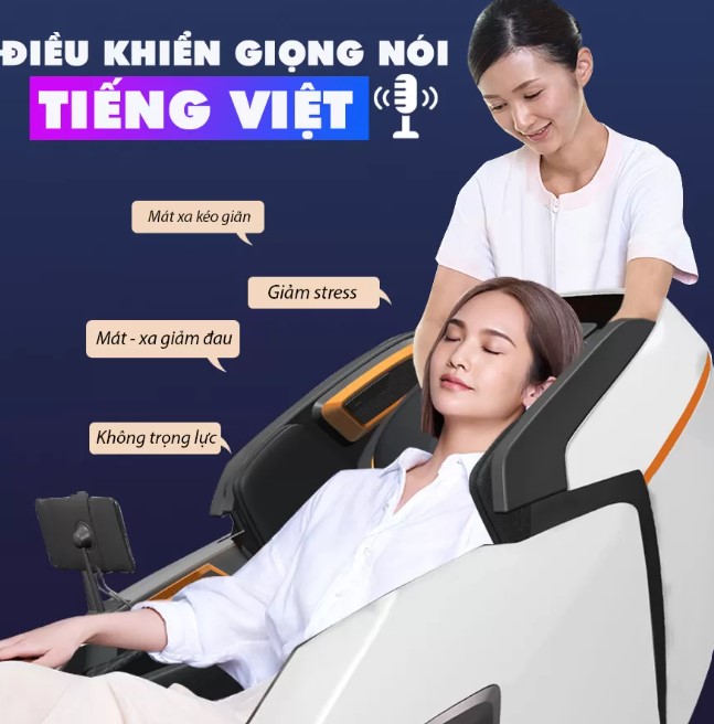 ghế massage điều khiển giọng nói