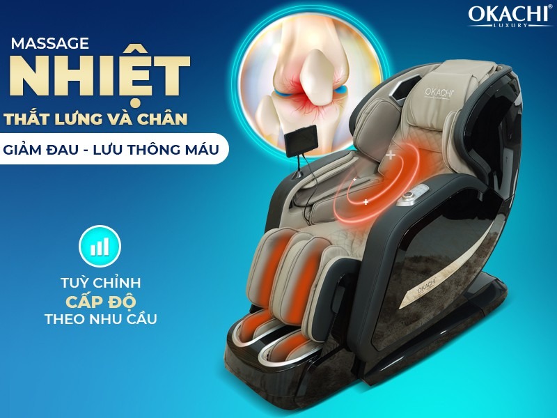 Ghế massage toàn thân OKACHI LUXURY JP-I99