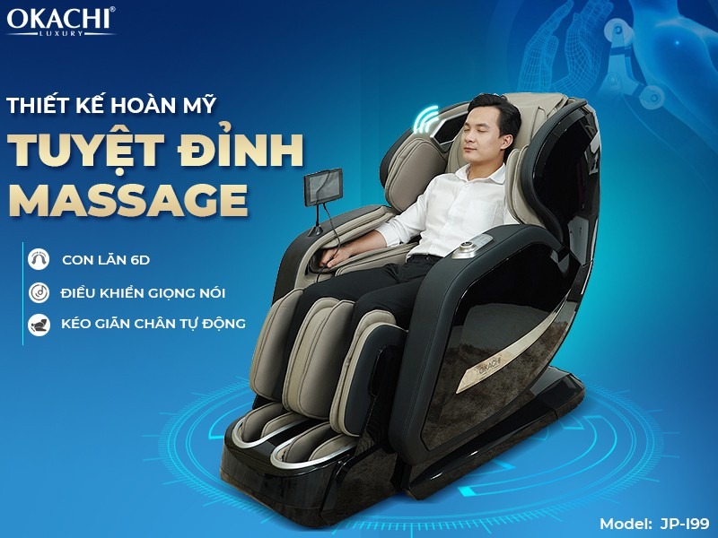 Ghế massage toàn thân OKACHI LUXURY JP-I99