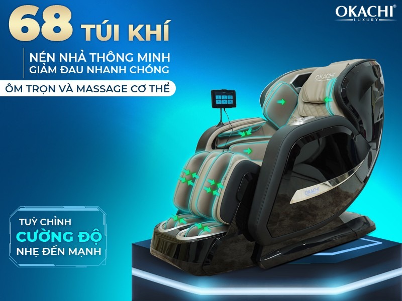 Ghế massage toàn thân OKACHI LUXURY JP-I99