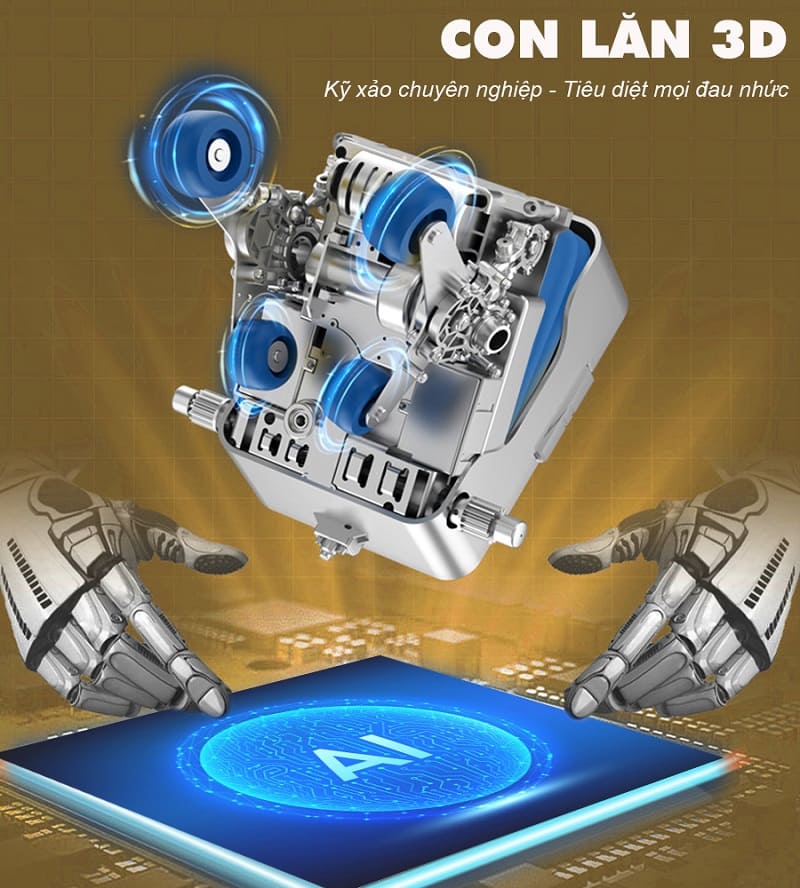 Con lăn công nghệ 3D