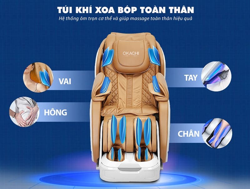 Ghế Massage Nhật Bản - Tinh hoa công nghệ hiện đại