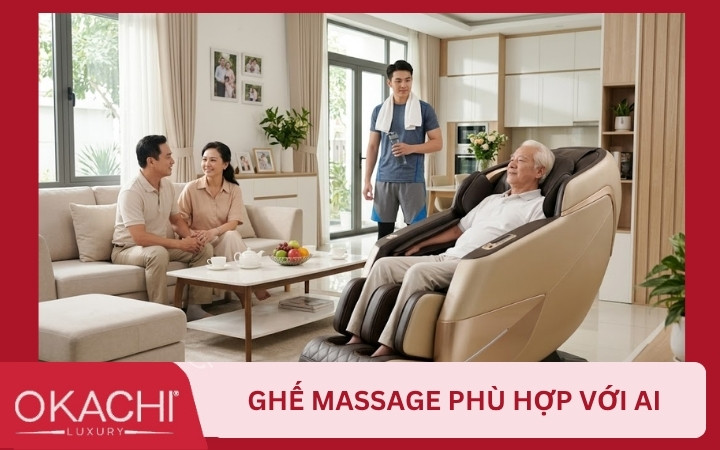 ghế massage phù hợp với ai